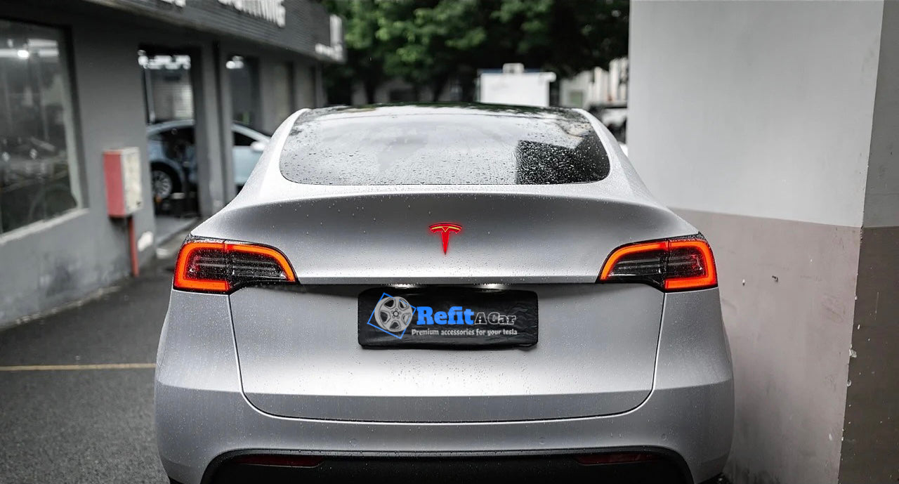 TESLA LED Trunk Badge with Dynamic, Tesla LED LOGO, Tesla car logo, tesla  motors logo, tesla trunk logo - Refitacar