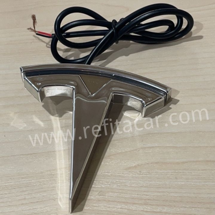 TESLA LED Trunk Badge with Dynamic, Tesla LED LOGO, Tesla car logo